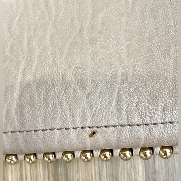 Jessica Simpson Studded Taupe Crossbody Bag - Picture 4 of 6